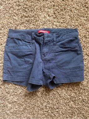 UNIONBAY Women's Navy Blue Casual Pocket Shorts